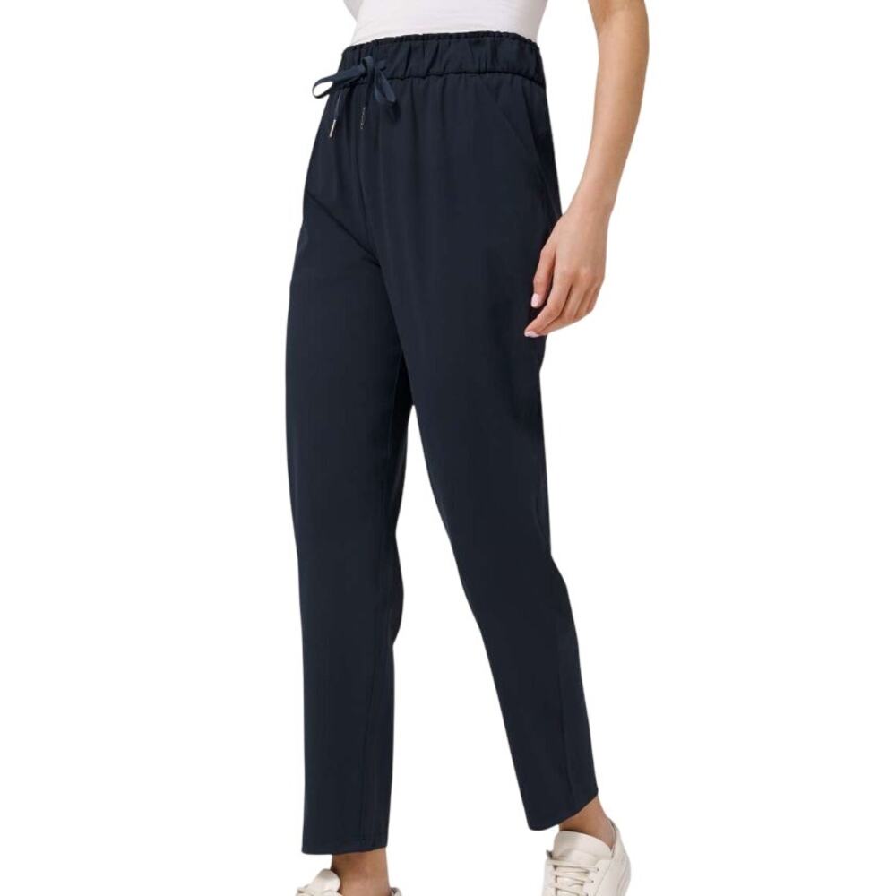 Lululemon True Navy Keep Moving Casual Workwear Comfort Relaxed Basic Pants
